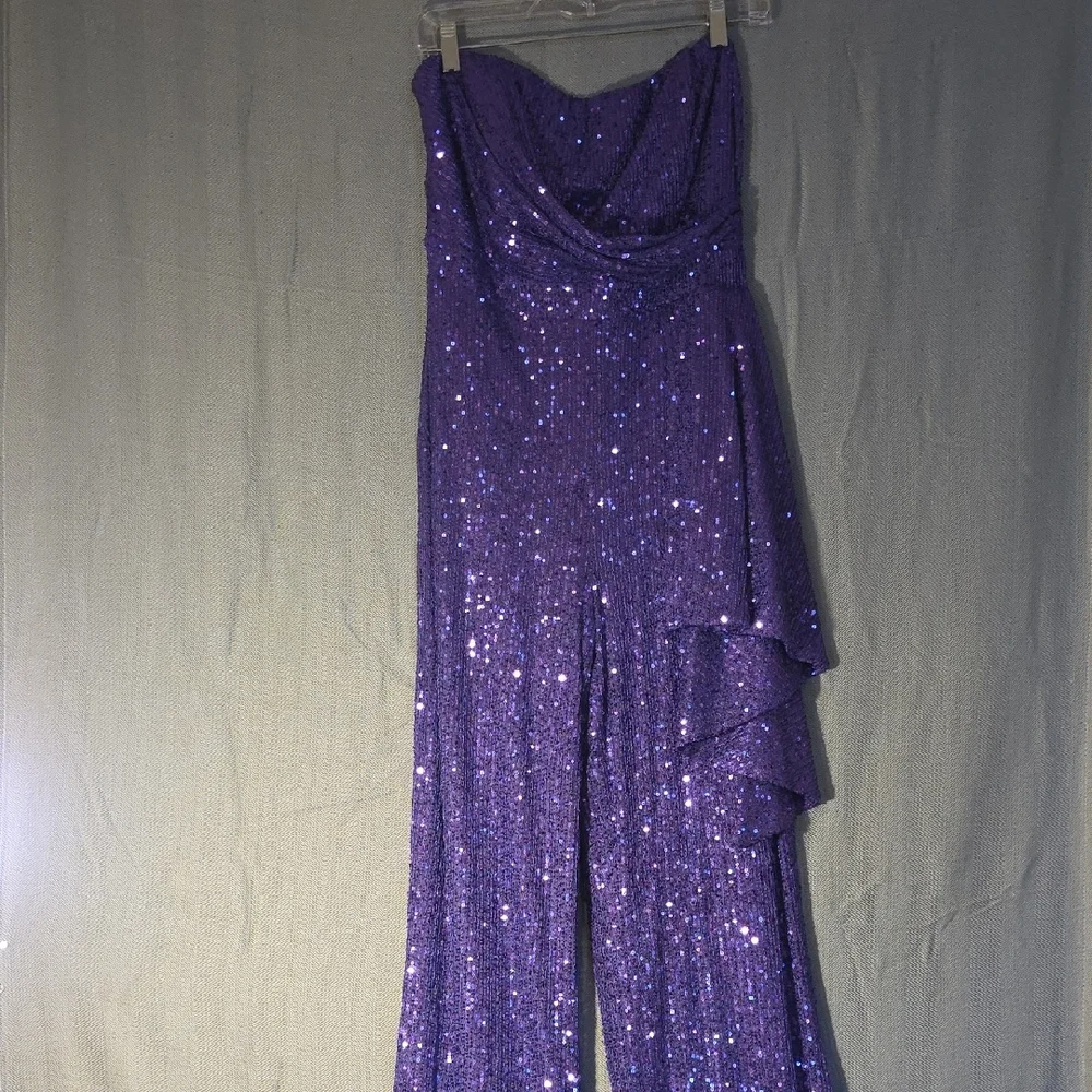Symphony Violet Sequin Ensemble - Picture 1 of 7